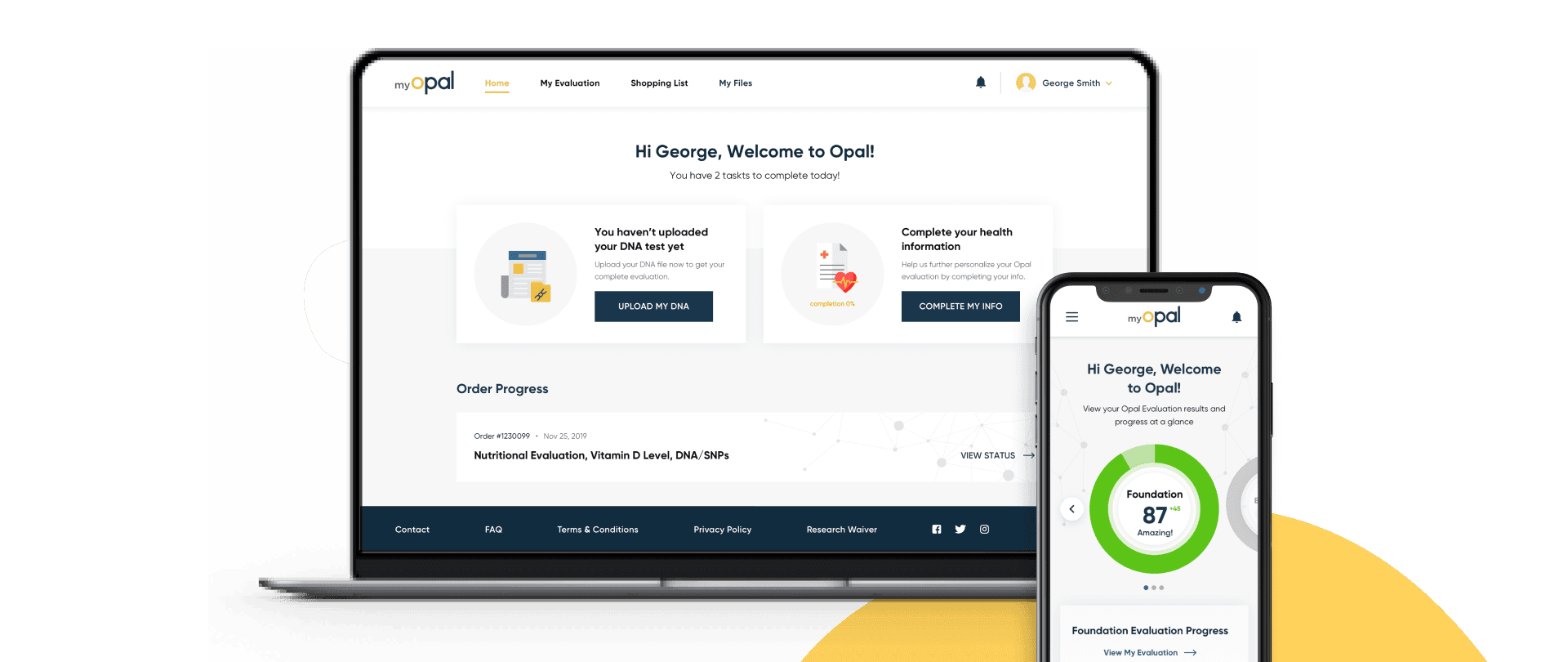 Dashboard overview