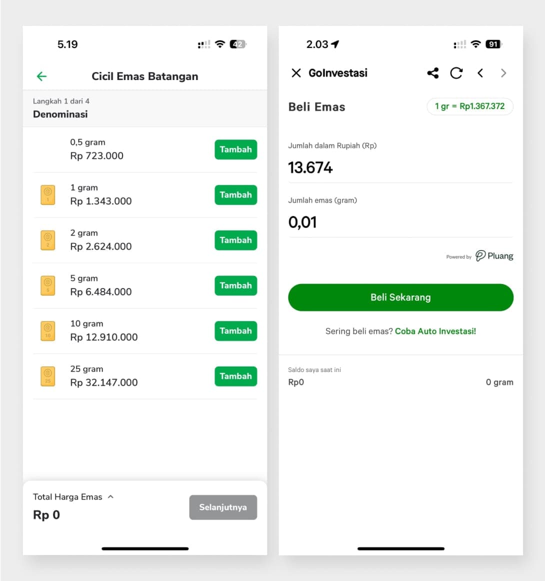 Democratizing digital gold investment
