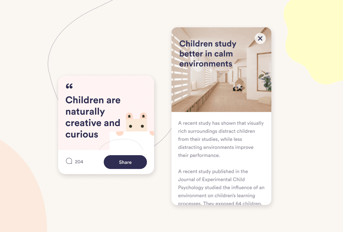 Parent 101 dashboard view