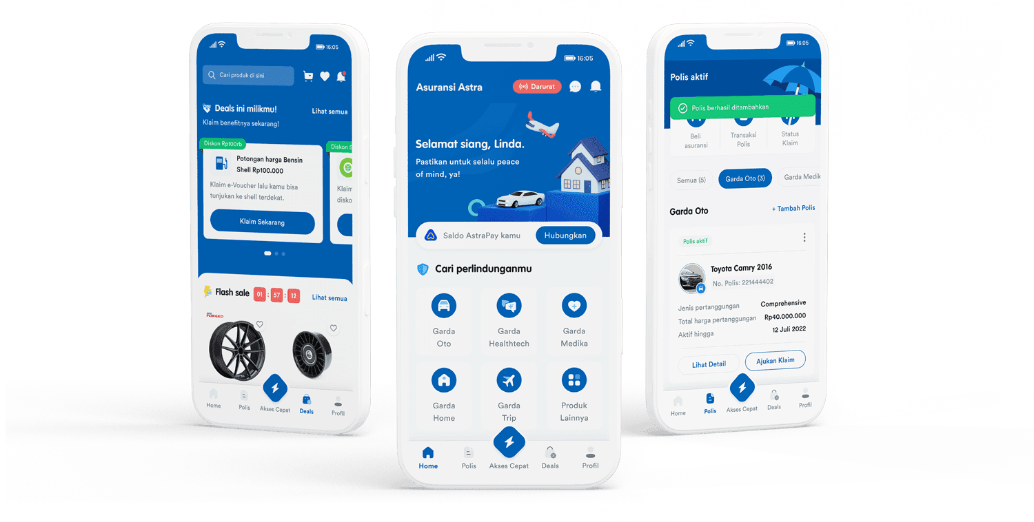 Asuransi Astra App Mockup
