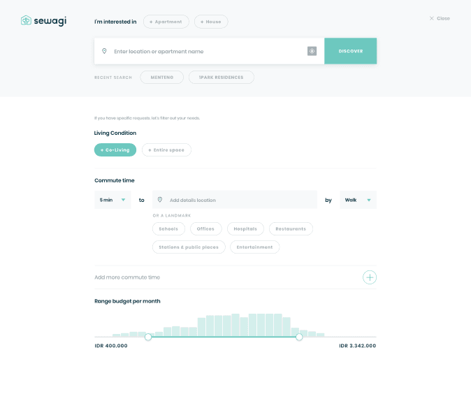 Sewagi coliving filter 1