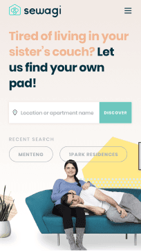 Sewagi coliving home mobile