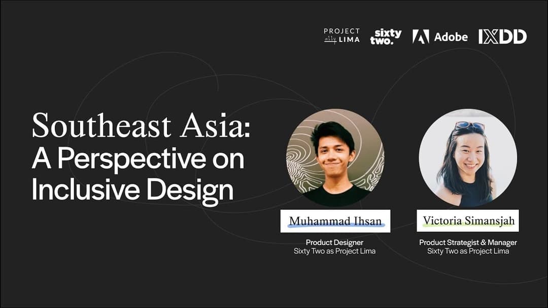 Southeast Asia : Perspective on Inclusive Design by Project Lima