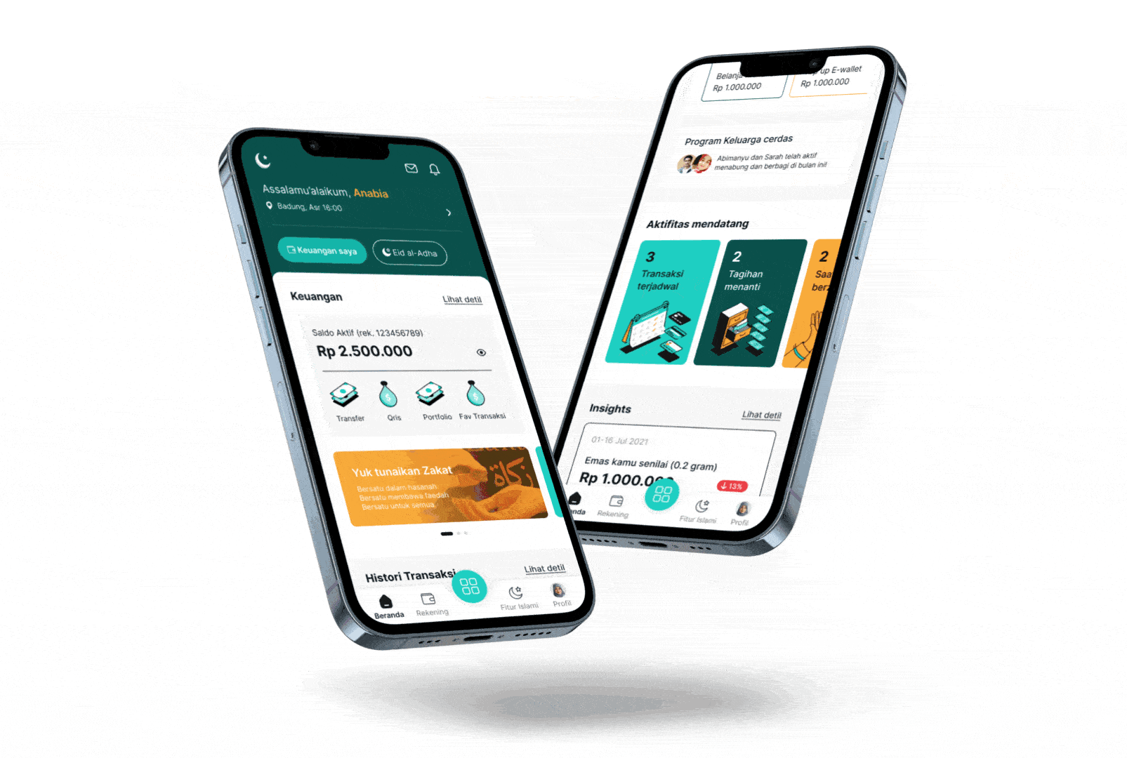 Islamic banking hero animation