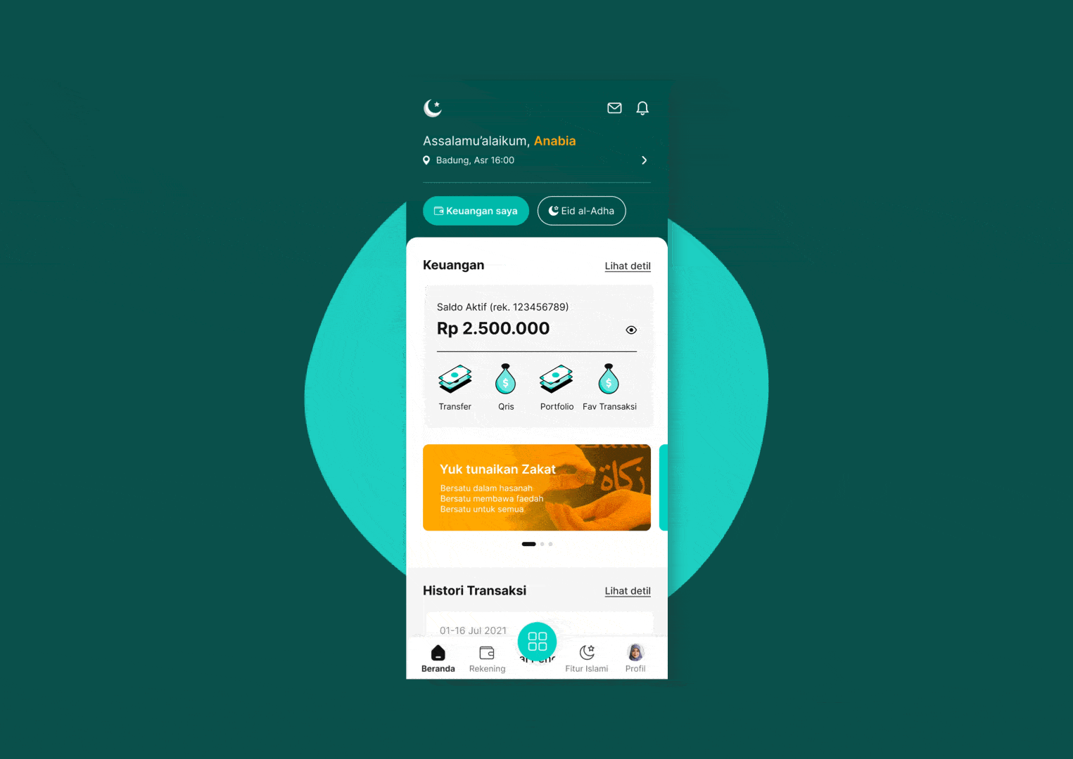 Qurban feature demonstration